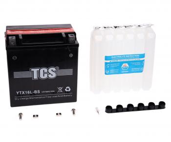 Аккумулятор TCS AGM 16Ач TCS 6ст16 ytx16l-bs