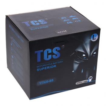 7 299 р. Аккумулятор TCS AGM 20Ач TCS 6ст20 ytx20l-bs  с доставкой в г. Воронеж. Увеличить фотографию 6