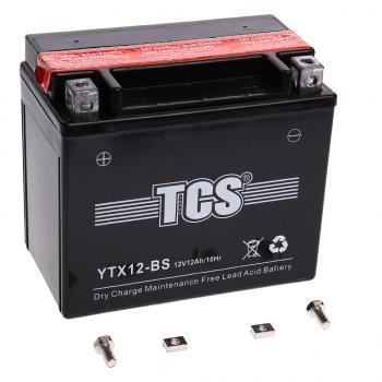 3 499 р. Аккумулятор TCS AGM 12Ач TCS 6ст12 ytx12-bs  с доставкой в г. Воронеж. Увеличить фотографию 2