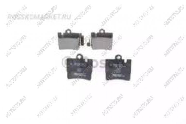 3 169 р. Колодки тормозные задние BOSCH Mercedes-Benz S class W220 (1998-2005)  с доставкой в г. Воронеж