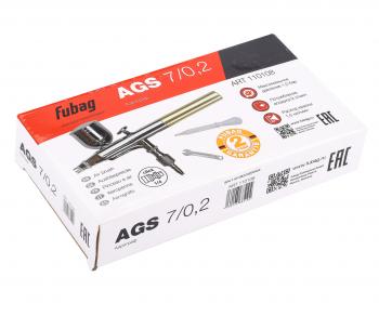 3 699 р. Аэрограф 1.0атм. 9лмин. с боковым бачком 70мл FUBAG FUBAG 110108  с доставкой в г. Воронеж. Увеличить фотографию 7