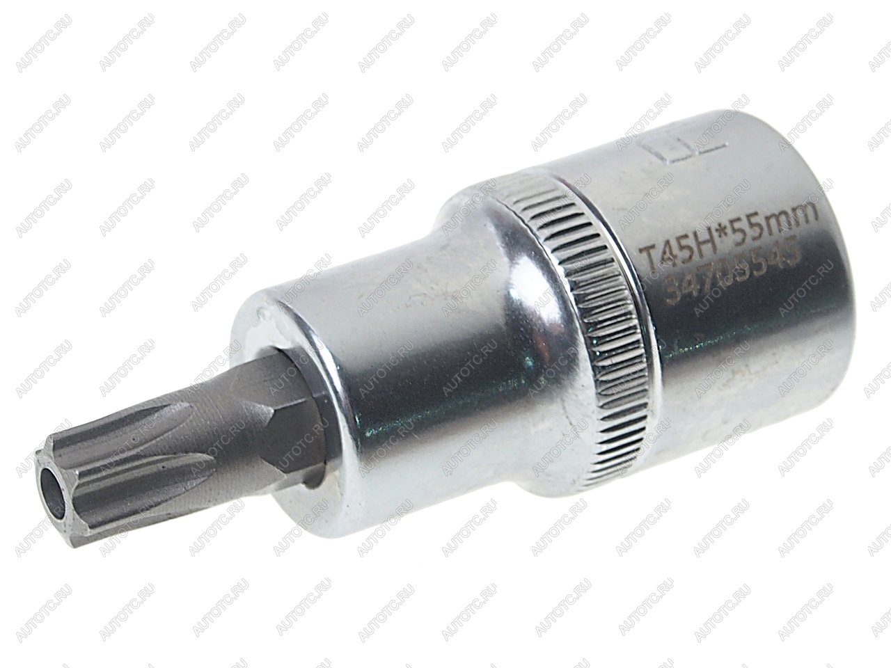 184 р. Бита-головка 12 TORX T45х55мм с отверстием ROCKFORCE ROCKFORCE rf-34705545  с доставкой в г. Воронеж