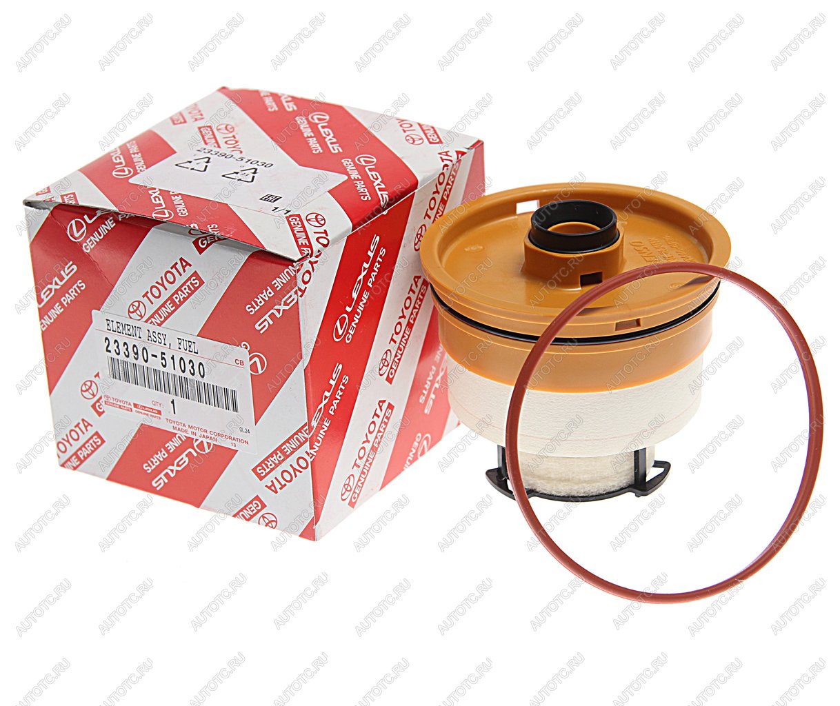 3 899 р. Фильтр топливный TOYOTA Land Cruiser 70,200 (1HZ,1VDFTV) (DTDI) OE TOYOTA 23390-51030  с доставкой в г. Воронеж