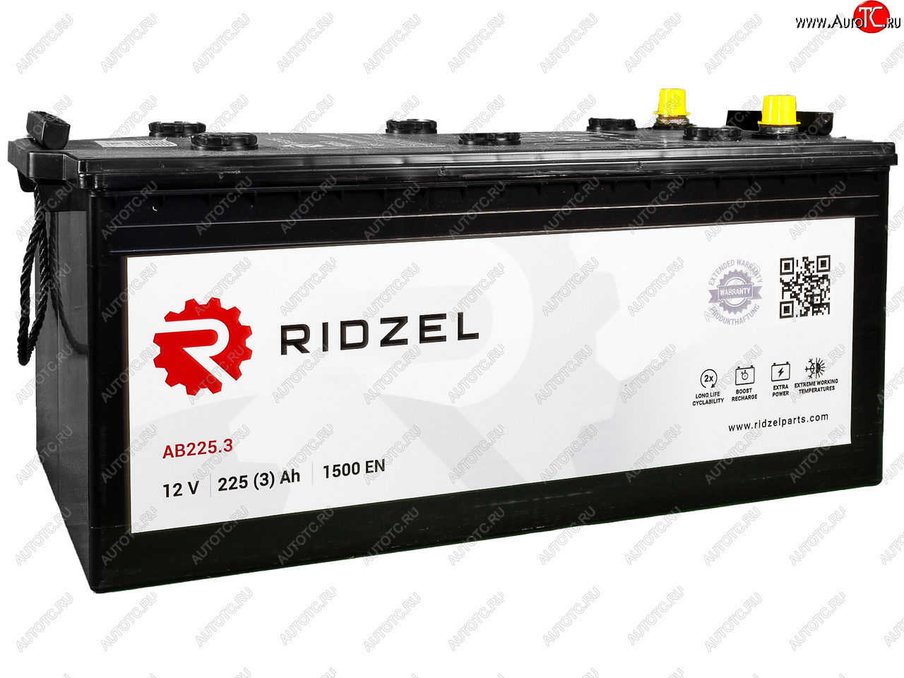 25 799 р. Аккумулятор RIDZEL 225Ач обратная полярность RIDZEL 6ст225(3) ab225.3  с доставкой в г. Воронеж