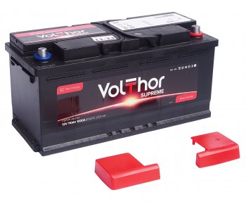 17 549 р. Аккумулятор VOLTHOR Supreme 110Ач обратная полярность VOLTHOR 6ст110(0) 61002  с доставкой в г. Воронеж. Увеличить фотографию 2