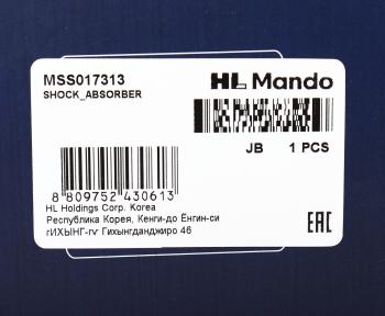 7 449 р. Амортизатор TOYOTA Auris (E150) передний левый газовый MANDO MANDO mss017313  с доставкой в г. Воронеж. Увеличить фотографию 4