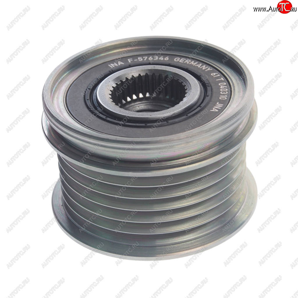 3 479 р. Шкив VW Golf (04-14) AUDI A3 (08-13) SEAT Leon (06-13) SKODA Octavia (09-13) генератора INA INA 535015510  с доставкой в г. Воронеж