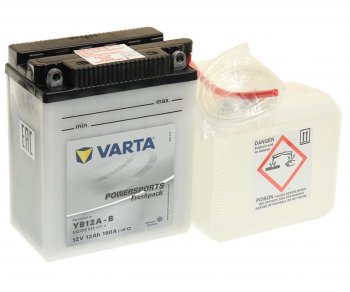 Аккумулятор VARTA MOTO FP + электролит 12А/ч VARTA 6ст12 yb12a-b VARTA 6ст12 yb12a-b