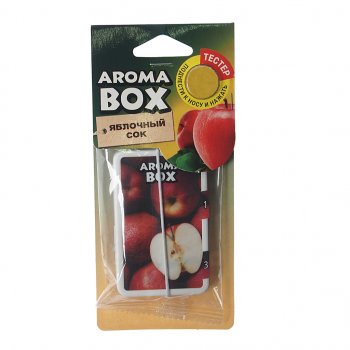 Ароматизатор подвесной картон высококапиллярный (яблочный сок) Aroma Box FOUETTE FOUETTE b-16