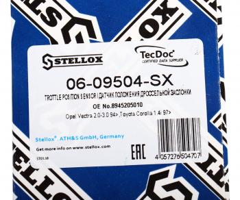 579 р. Датчик положения заслонки дроссельной HYUNDAI OPEL TOYOTA STELLOX STELLOX 0609504sx  с доставкой в г. Воронеж. Увеличить фотографию 4