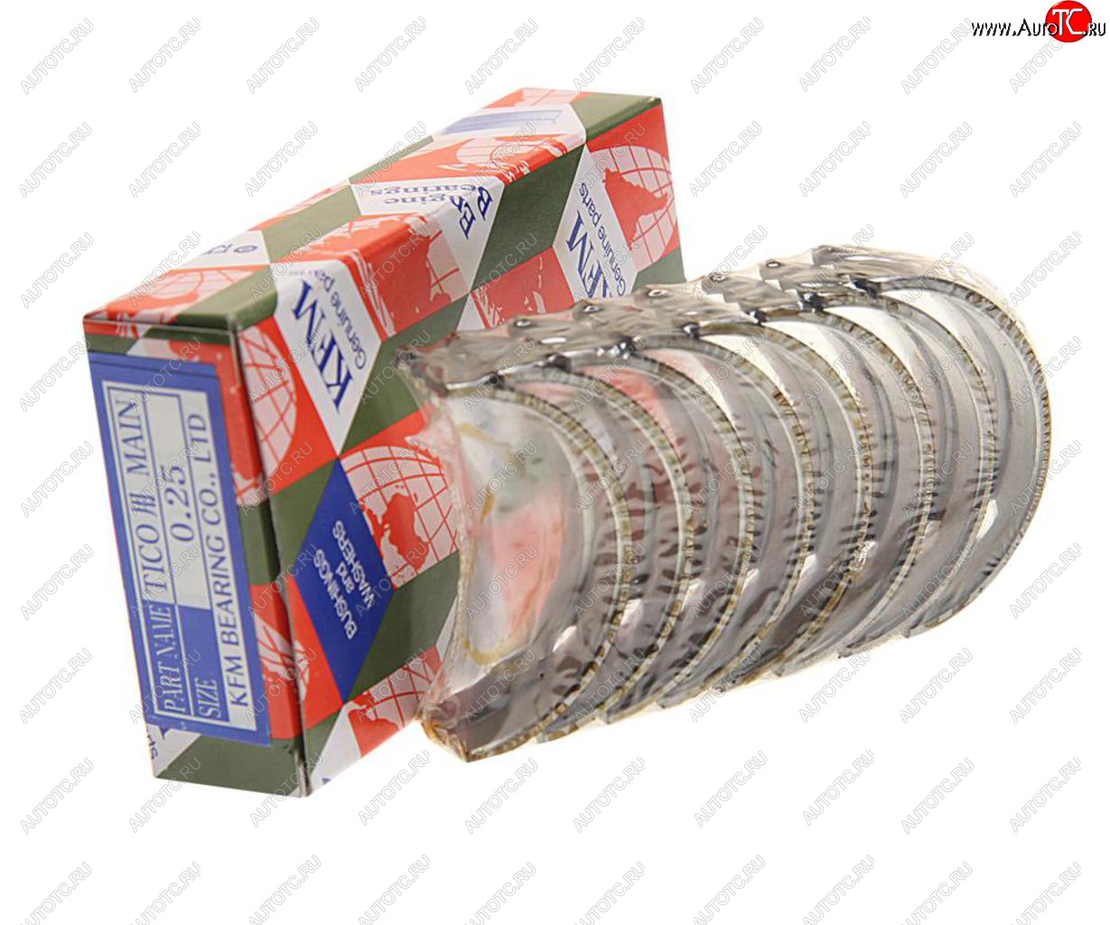 1 099 р. Вкладыши DAEWOO Matiz (0.8) коренные d+0.25 комплект (8шт.) KFM KFM 1230061810025  с доставкой в г. Воронеж