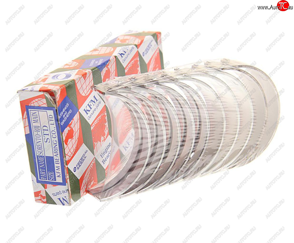 3 499 р. Вкладыши HYUNDAI Santa Fe (10-) (2.0),ix35 (10-) (2.0) (TCI) коренные STD комплект (10шт.) KFM KFM 21020-2f930  с доставкой в г. Воронеж