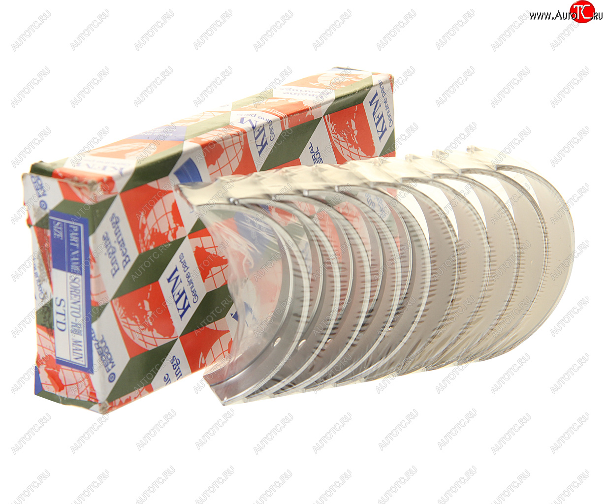3 599 р. Вкладыши HYUNDAI Santa Fe (10-) (2.2),ix35 (10-) (2.0) (TCI) коренные STD комплект (10шт.) KFM KFM 21020-2f902  с доставкой в г. Воронеж