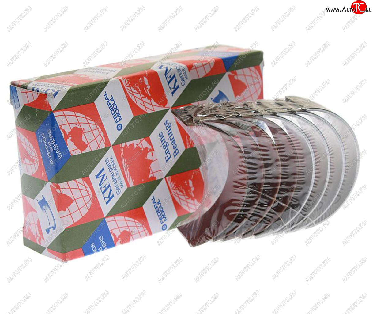 2 999 р. Вкладыши HYUNDAI Santa Fe (10-) (2.2) KIA Sorento (10-) (2.2) шатунные STD комплект (8шт.) KFM KFM 23060-2f910  с доставкой в г. Воронеж