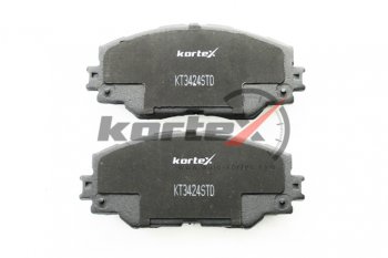 2 199 р. Колодки тормозные передние (4шт.) KORTEX  Toyota Auris ( E150,  E180,  E210) - RAV4 ( XA30,  XA40,  XA50)  с доставкой в г. Воронеж. Увеличить фотографию 3