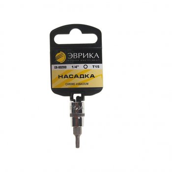 Бита-головка 14 TORX T15х37мм с держателем ЭВРИКА ЭВРИКА er-93203h