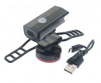 629 р. Фонарь велосипедный набор USB кабель с аккумулятором NO NAME bz-1770  с доставкой в г. Воронеж. Увеличить фотографию 2