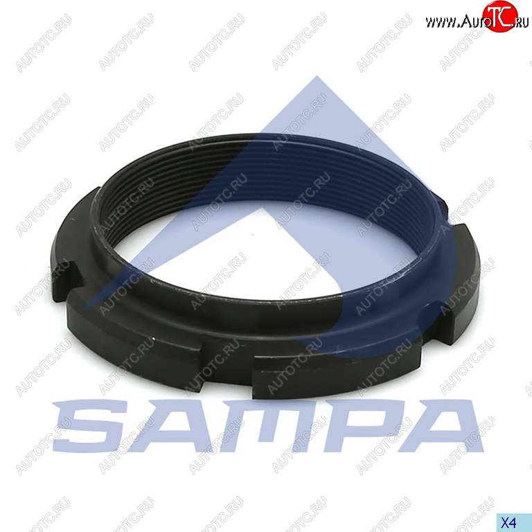 689 р. Гайка MERCEDES ступицы (М75x1.5мм) SAMPA SAMPA 204.294  с доставкой в г. Воронеж