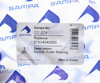 3 499 р. Втулка MAN TGA,F90,2000 шкворня SAMPA SAMPA 111.074  с доставкой в г. Воронеж. Увеличить фотографию 3