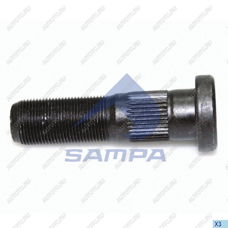 276 р. Шпилька колеса SAF ROR (M22x1.5x958650) SAMPA SAMPA 085.167  с доставкой в г. Воронеж