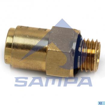Фитинг SCANIA P,G,R,T series системы охлаждения (для прокачки) SAMPA SAMPA 044.217