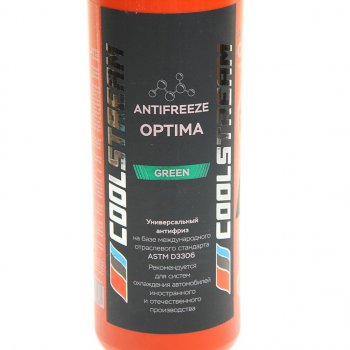 290 р. Антифриз зеленый -40C 1.1кг1л Optima COOL STREAM COOL STREAM cs-010701-gr  с доставкой в г. Воронеж. Увеличить фотографию 2