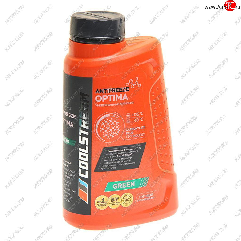 290 р. Антифриз зеленый -40C 1.1кг1л Optima COOL STREAM COOL STREAM cs-010701-gr  с доставкой в г. Воронеж