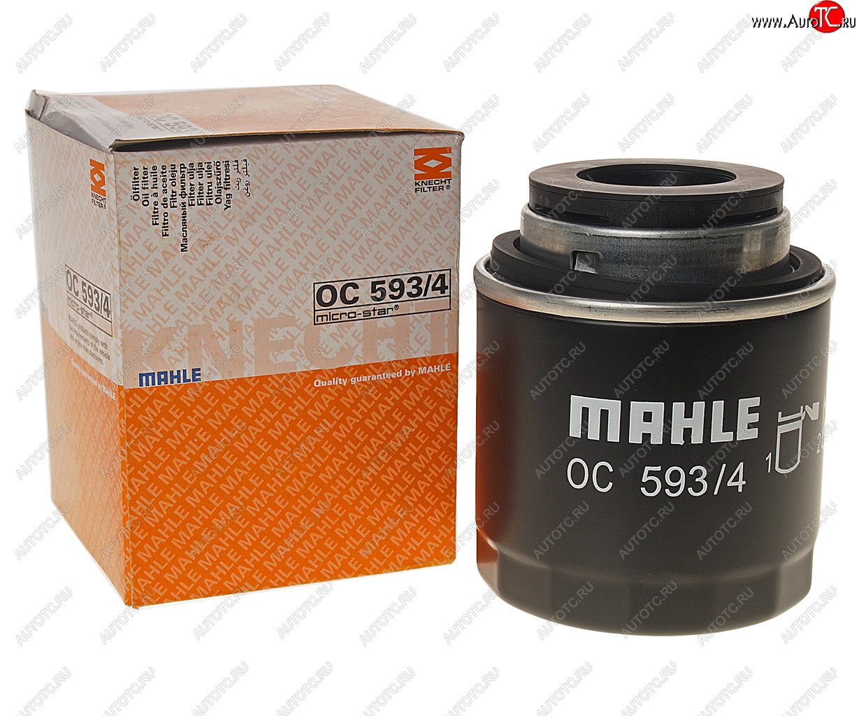 1 799 р. Фильтр масляный VW Golf,Passat,Polo (07-) AUDI A3 SKODA Octavia,Fabia (08-) (1.21.4 TSI) MAHLE MAHLE oc5934  с доставкой в г. Воронеж