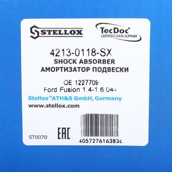 4 089 р. Амортизатор FORD Fusion (02-12) передний правый STELLOX STELLOX 42130118sx  с доставкой в г. Воронеж. Увеличить фотографию 4