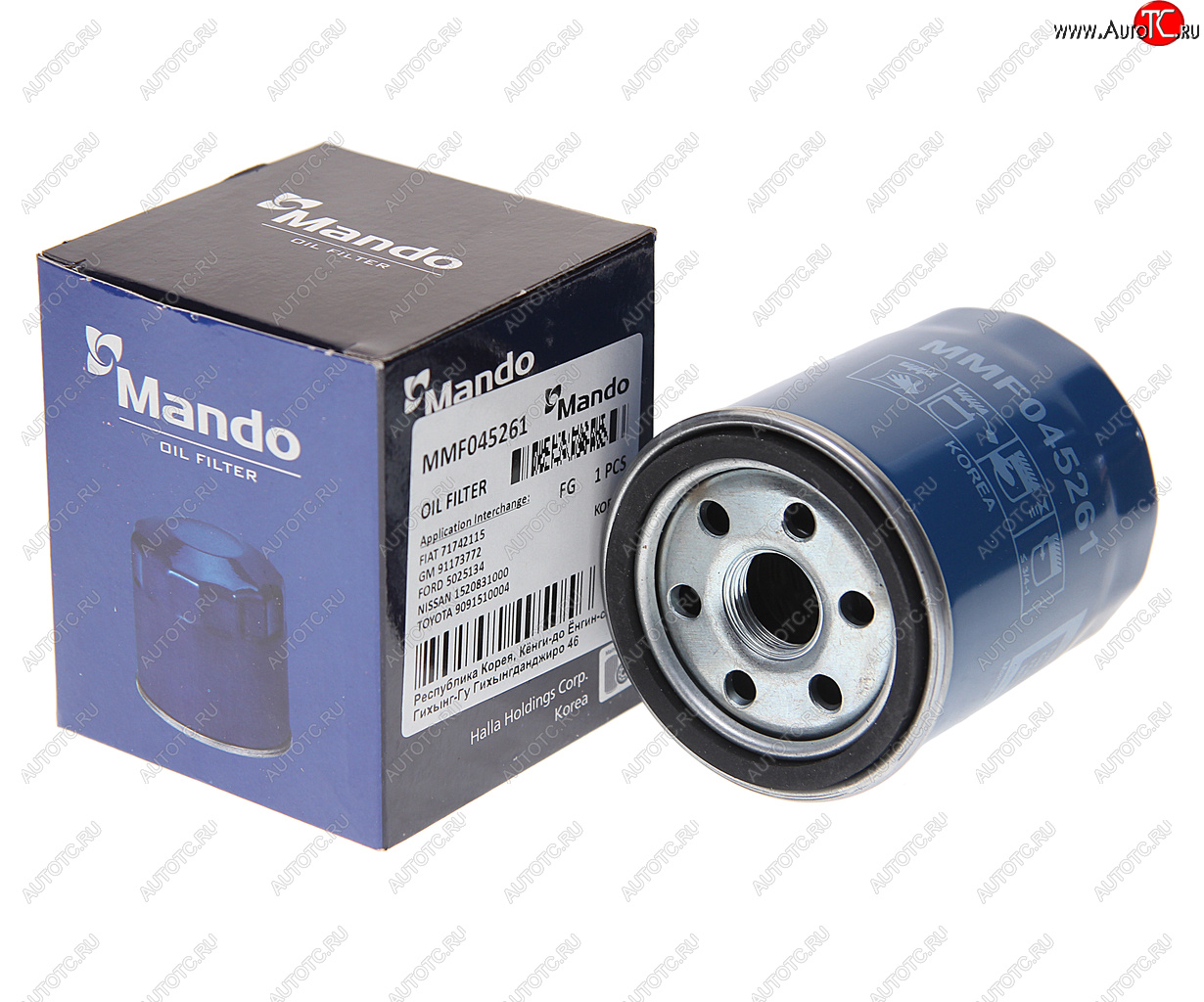 319 р. Фильтр масляный TOYOTA Corolla (09-) (1.41.6) MANDO MANDO mmf045261  с доставкой в г. Воронеж