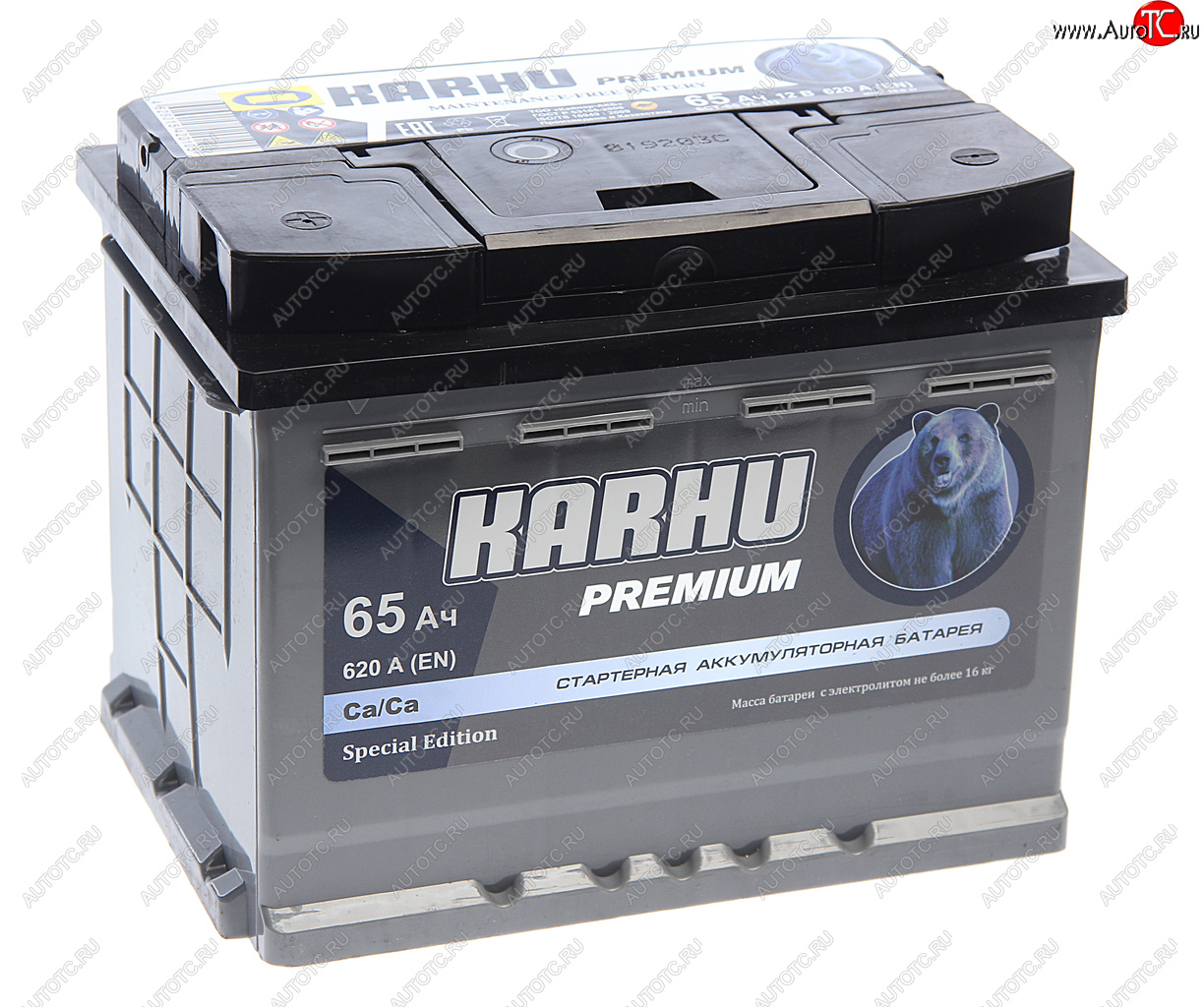 8 299 р. Аккумулятор KARHU Premium 65Ач KAINAR 6ст65(1)  с доставкой в г. Воронеж