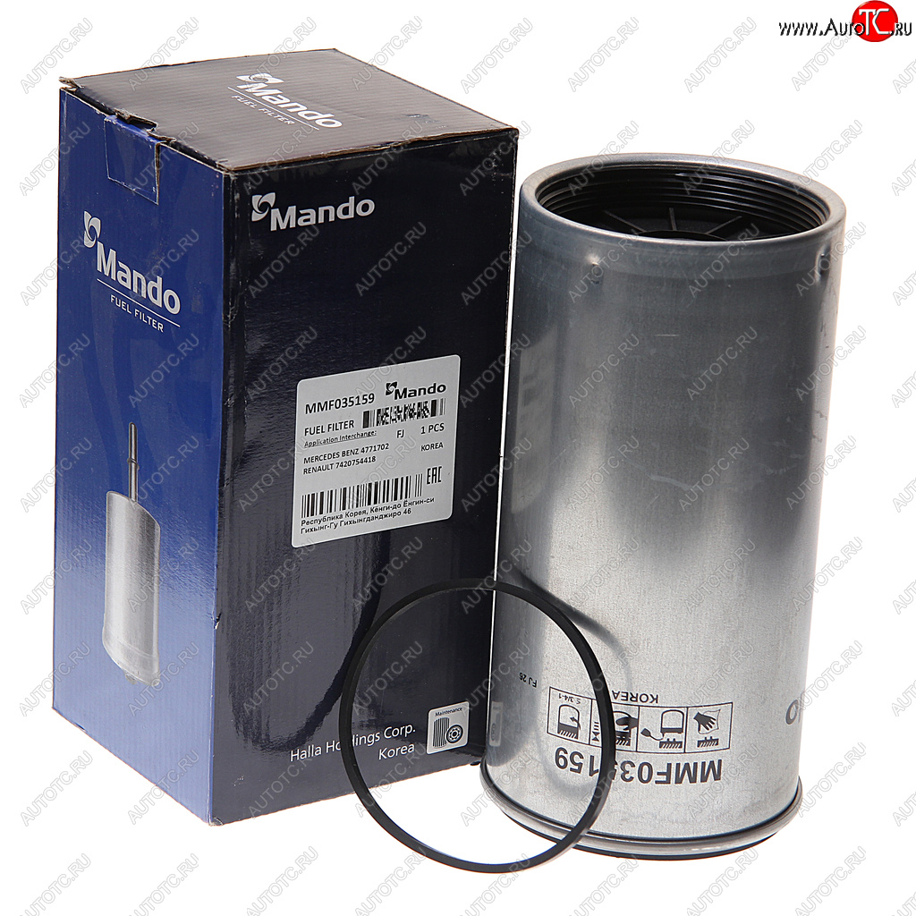 2 059 р. Фильтр топливный IVECO SCANIA P,G,R,T series сепаратор под колбу MANDO MANDO mmf035159  с доставкой в г. Воронеж