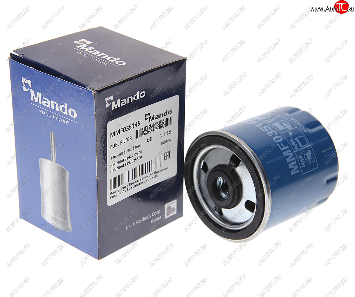 599 р. Фильтр топливный HYUNDAI Accent (99-),Getz (02-) MANDO MANDO mmf035145  с доставкой в г. Воронеж