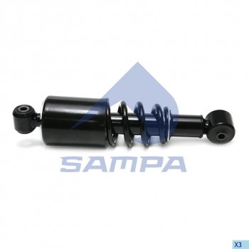 Амортизатор MAN TGA кабины задний с пружиной (287347 12x45 12x50 OO) SAMPA SAMPA 023.174-01