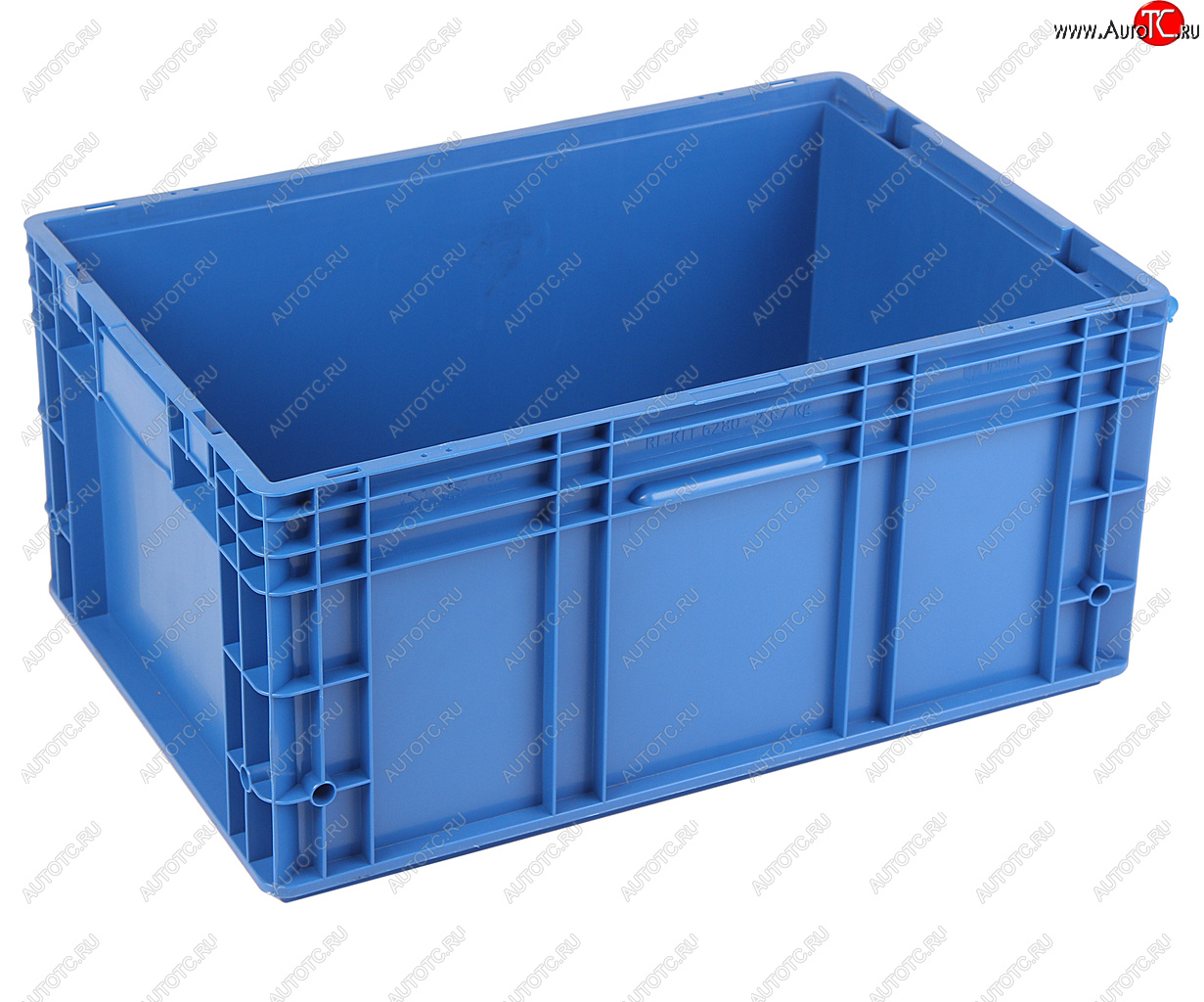 1 699 р. Ящик полимерный многооборотный 594х396х280мм синий IPLAST IPLAST ip-530859  с доставкой в г. Воронеж