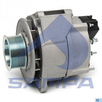 Генератор MERCEDES дв.OM541,542 28В 100А с шкивом (9 ручьев) SAMPA SAMPA 206.135