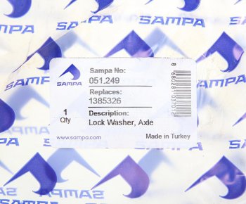 1 129 р. Шайба DAF ступицы стопорная SAMPA SAMPA 051.249  с доставкой в г. Воронеж. Увеличить фотографию 3