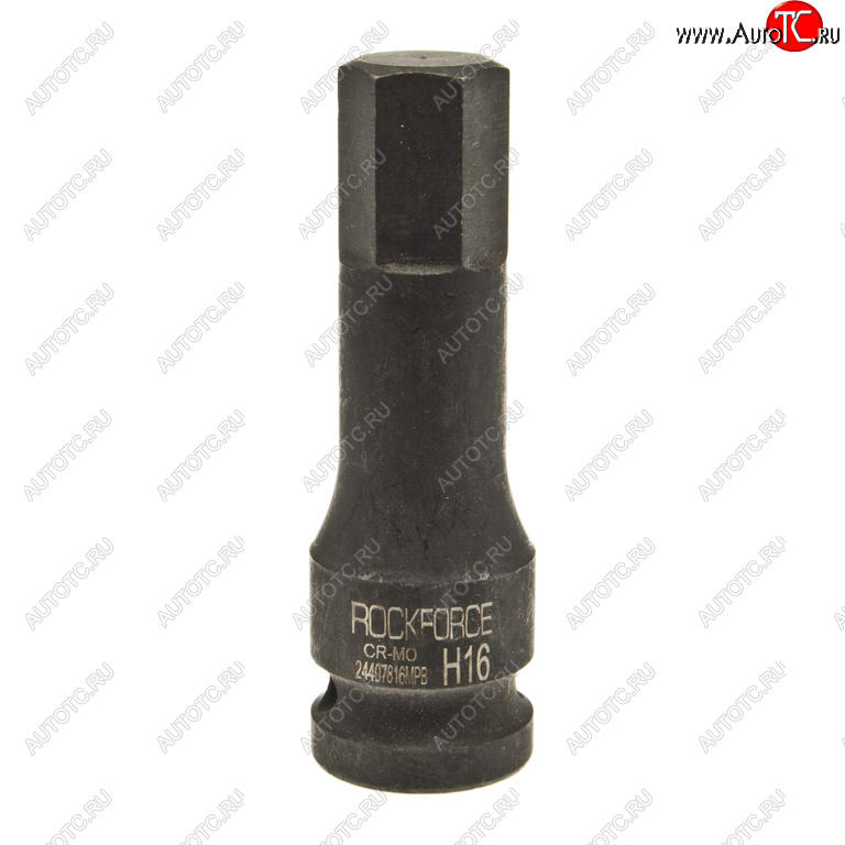 379 р. Бита-головка 12 HEX H16 L=79мм ударная ROCKFORCE ROCKFORCE rf-24407816mpb  с доставкой в г. Воронеж