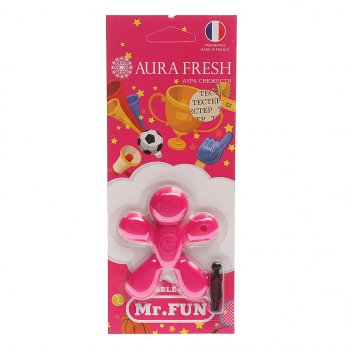 Ароматизатор на дефлектор полимерный (bubble gum) 23г Mr.Fun AURA FRESH AURA FRESH 23178