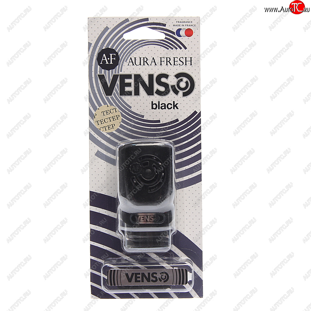 296 р. Ароматизатор на дефлектор жидкостный (black) 6мл Venso AURA FRESH AURA FRESH 23327  с доставкой в г. Воронеж