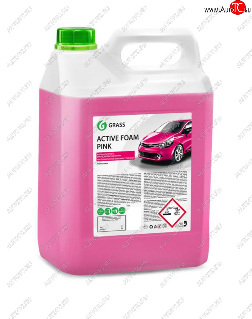 2 089 р. Шампунь для бесконтактной мойки 6кг Active Foam Pink GRASS GRASS 113121  с доставкой в г. Воронеж