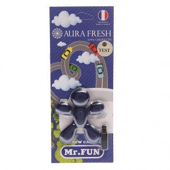 Ароматизатор на дефлектор полимерный (new car) 23г Mr.Fun AURA FRESH AURA FRESH 23471