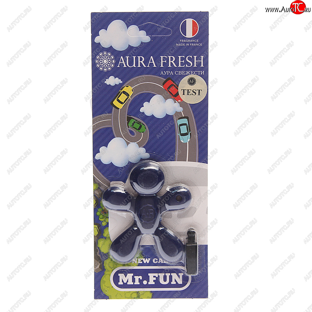 208 р. Ароматизатор на дефлектор полимерный (new car) 23г Mr.Fun AURA FRESH AURA FRESH 23471  с доставкой в г. Воронеж