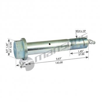 Болт VOLVO рессоры с масленкой MANSONS MANSONS 900.569