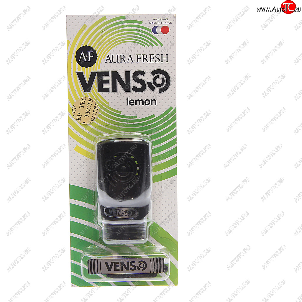 296 р. Ароматизатор на дефлектор жидкостный (lemon) 6мл Venso AURA FRESH AURA FRESH 23329  с доставкой в г. Воронеж