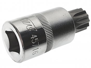 Бита-головка 12 SPLINE М16х55мм JTC JTC TOOLS CO., LTD jtc-45716