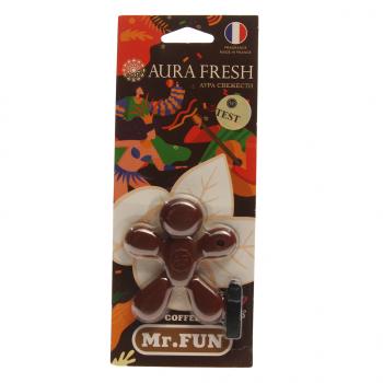 Ароматизатор на дефлектор полимерный (coffee) 23г Mr.Fun AURA FRESH AURA FRESH 23463