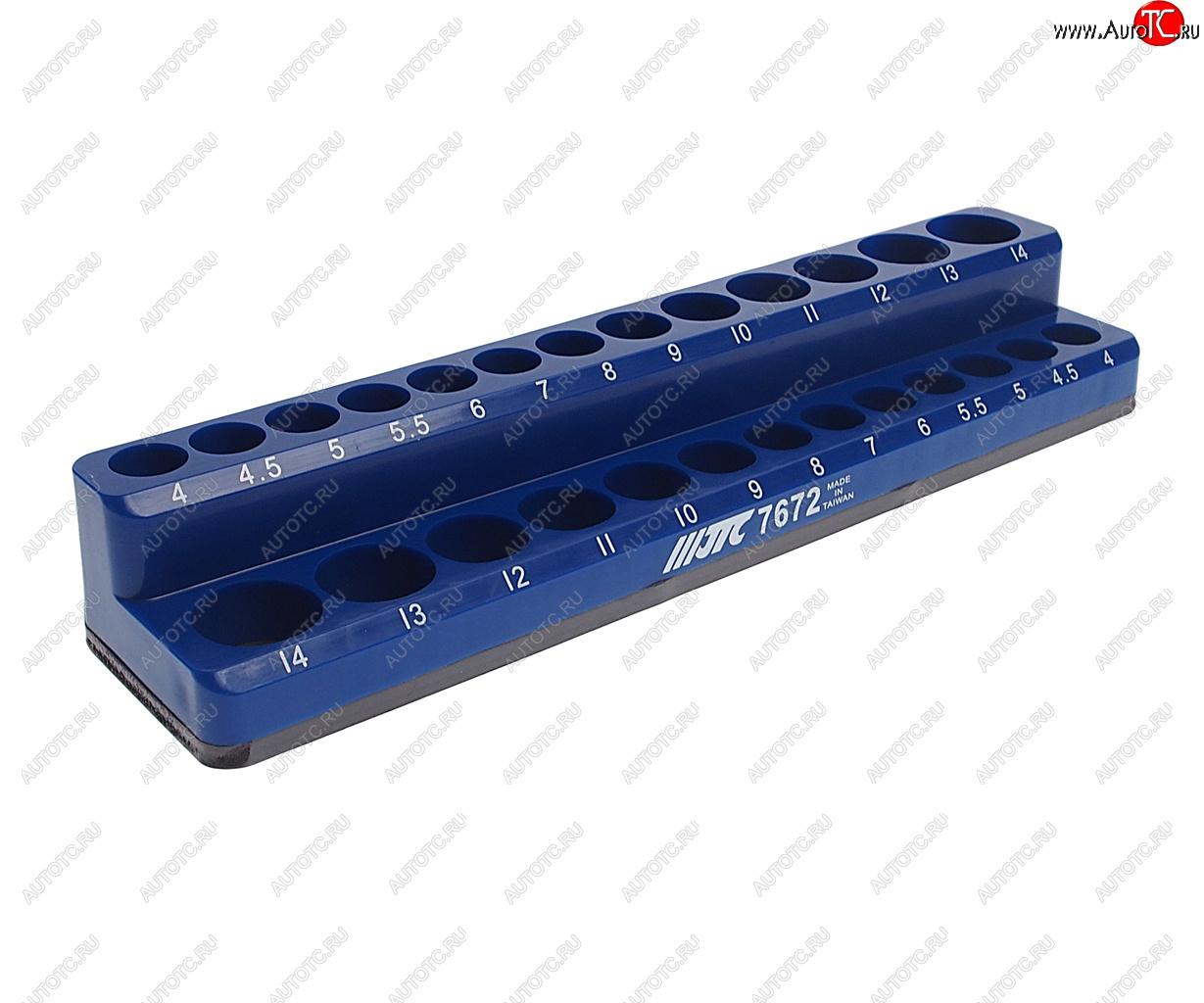 1 499 р. Держатель головок 14 235x55x35мм магнитный 26шт. JTC JTC TOOLS CO., LTD jtc-7672  с доставкой в г. Воронеж