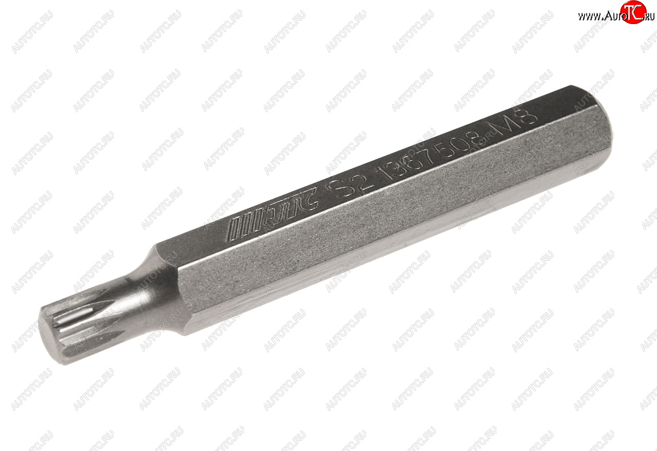158 р. Бита SPLINE M8х75мм 10мм удлиненная S2 JTC JTC TOOLS CO., LTD jtc-1367508  с доставкой в г. Воронеж