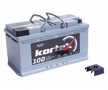 16 899 р. Аккумулятор KORTEX SILVER Dynamic 100Ач обратная полярность KORTEX 6ст100(0) smf600400  с доставкой в г. Воронеж. Увеличить фотографию 2